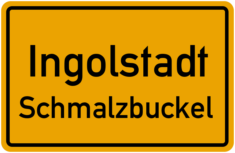 Ortsschild Ingolstadt