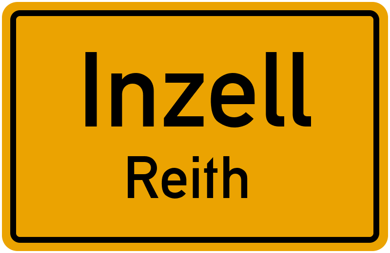 Ortsschild Inzell