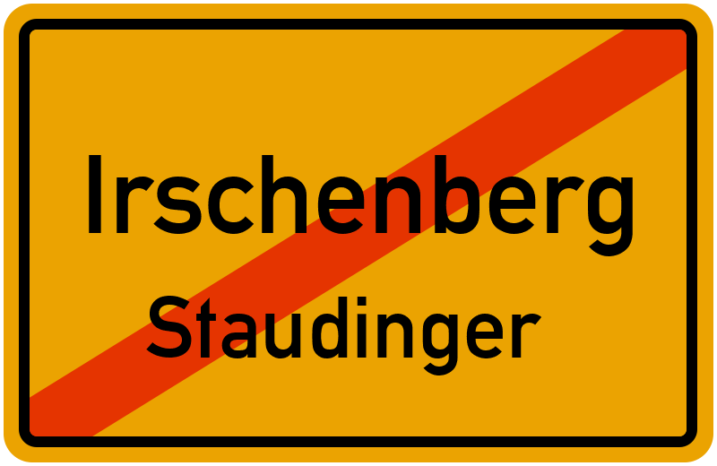 Ortsschild Irschenberg