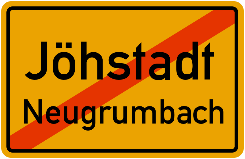Ortsschild Jöhstadt