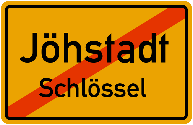 Ortsschild Jöhstadt