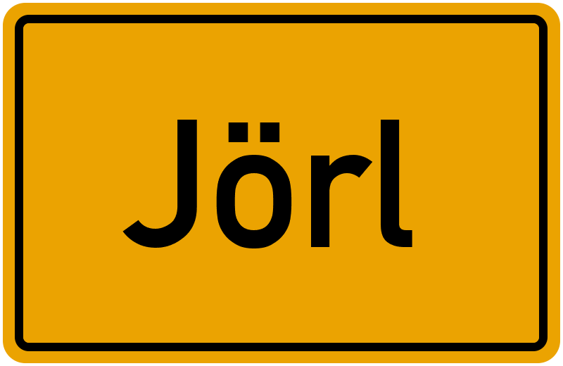 Ortsschild Jörl