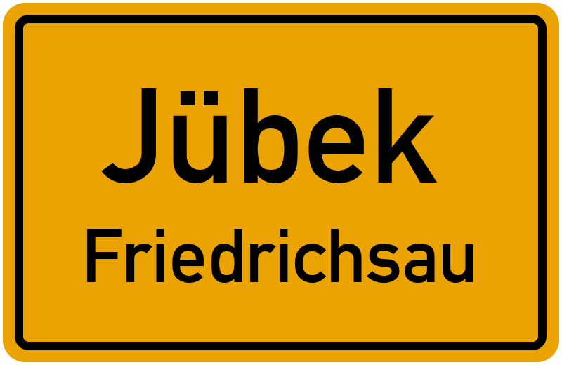 Ortsschild Jübek