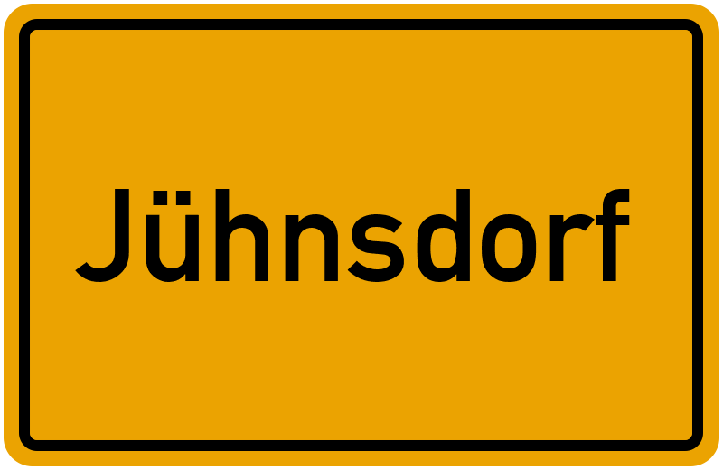 Ortsschild Jühnsdorf