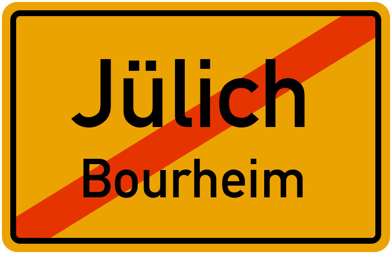 Ortsschild Jülich