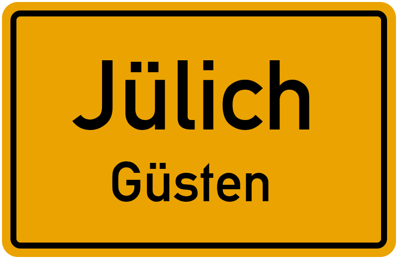 Ortsschild Jülich