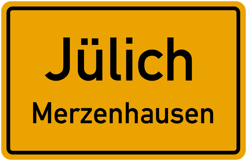 Ortsschild Jülich