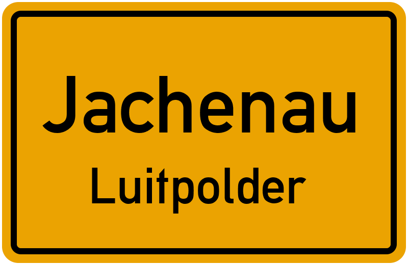 Ortsschild Jachenau