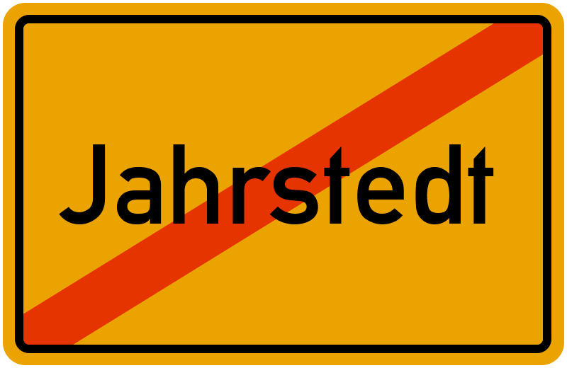Ortsschild Jahrstedt