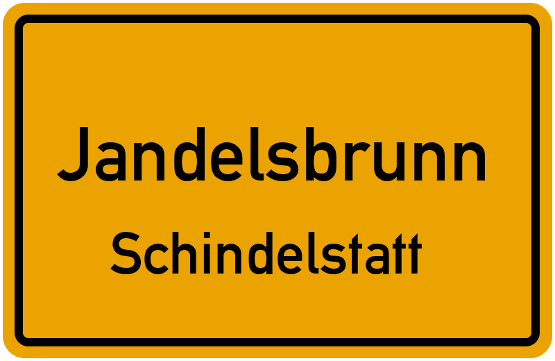 Ortsschild Jandelsbrunn