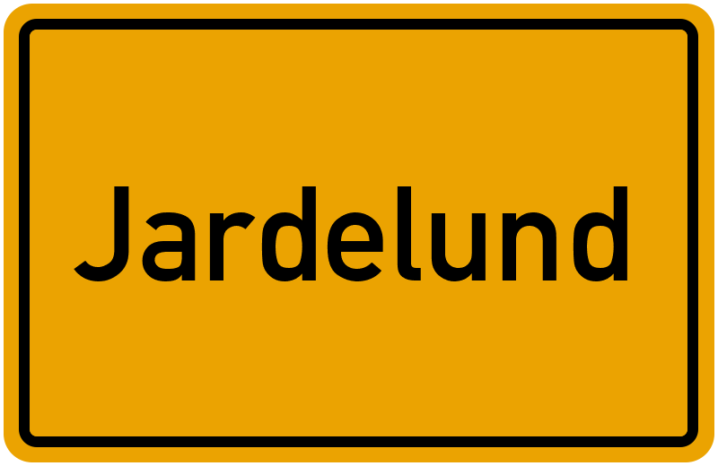 Ortsschild Jardelund