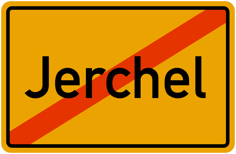 Ortsschild Jerchel