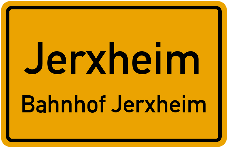 Ortsschild Jerxheim