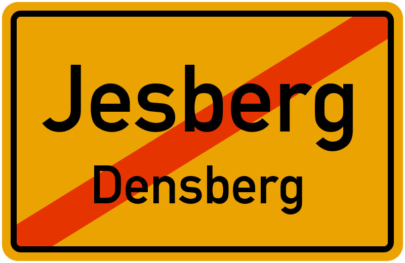 Ortsschild Jesberg
