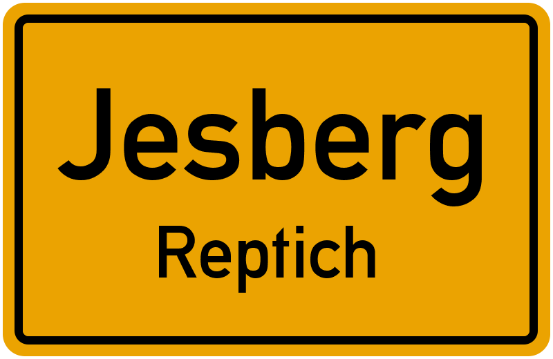 Ortsschild Jesberg