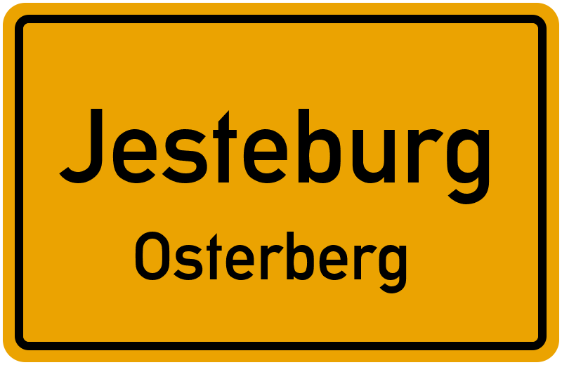 Ortsschild Jesteburg