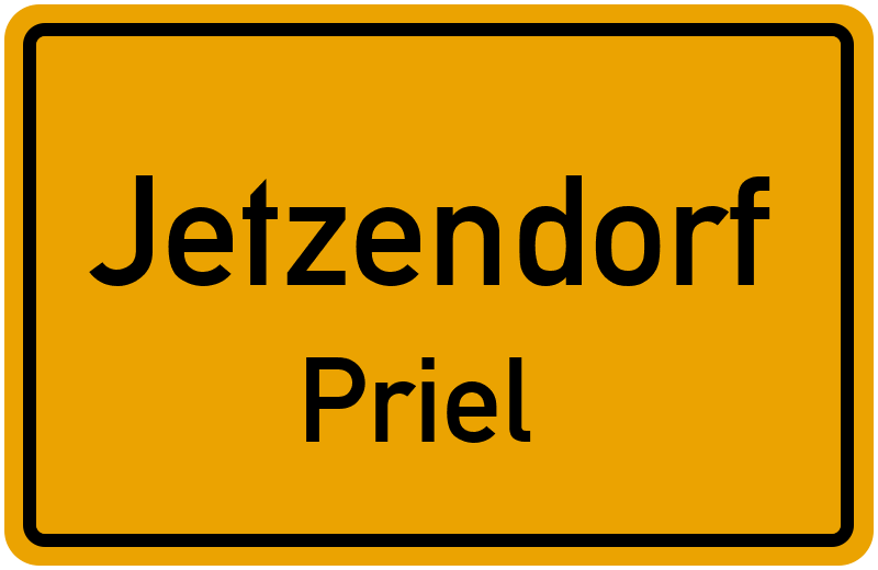 Ortsschild Jetzendorf