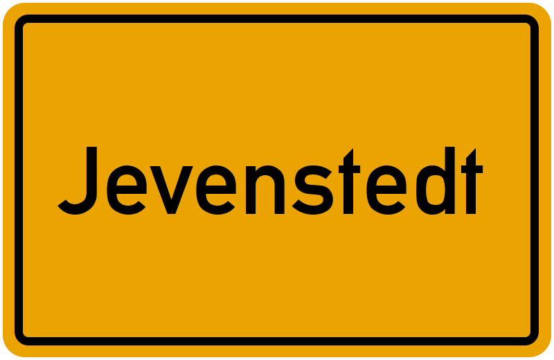 Ortsschild Jevenstedt