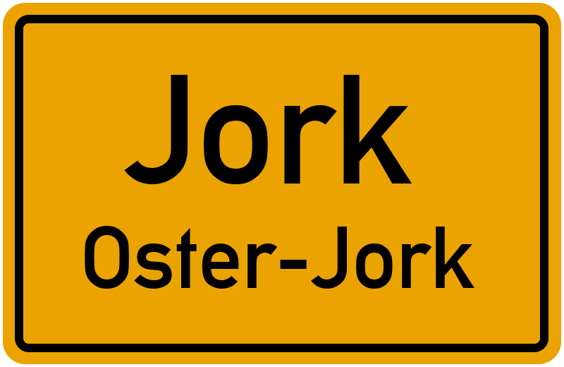 Ortsschild Jork
