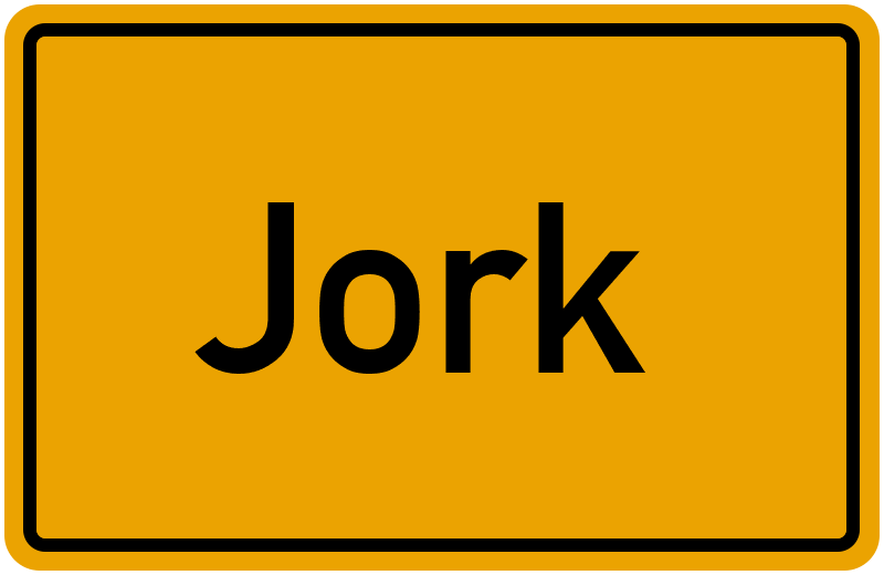 Ortsschild Jork