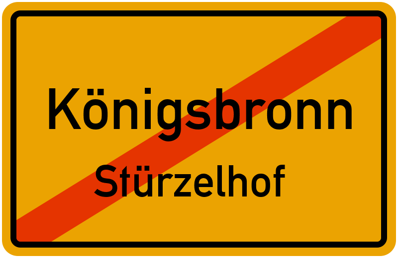 Ortsschild Königsbronn