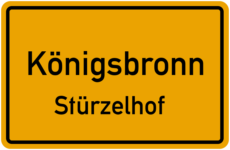 Ortsschild Königsbronn