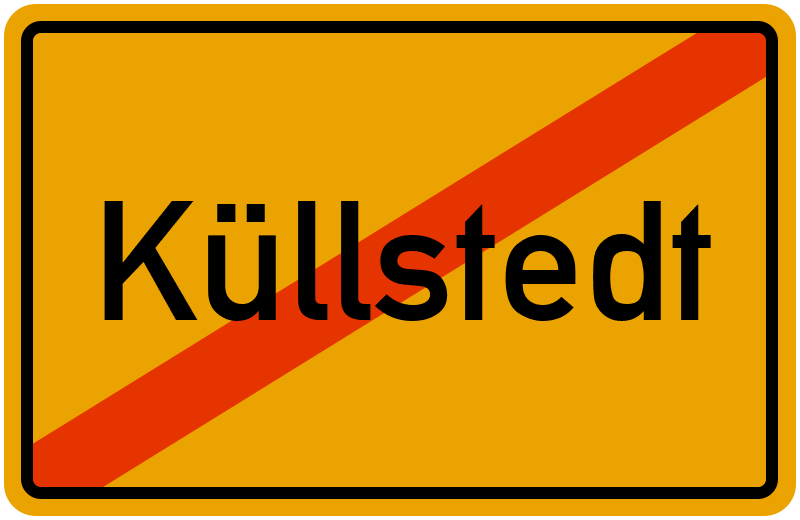 Ortsschild Küllstedt