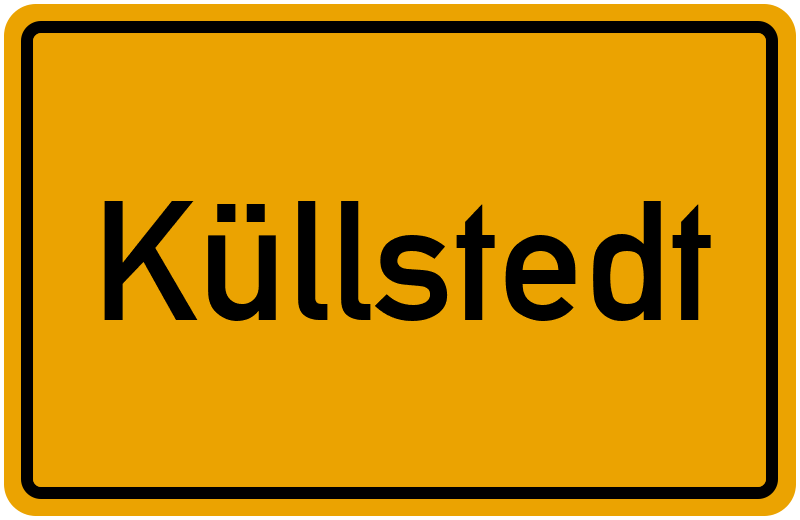 Ortsschild Küllstedt