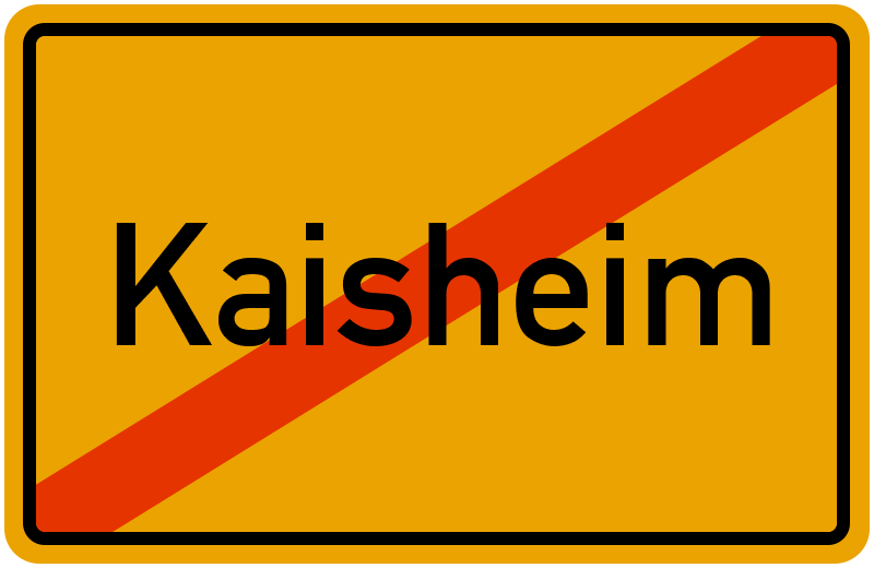 Ortsschild Kaisheim