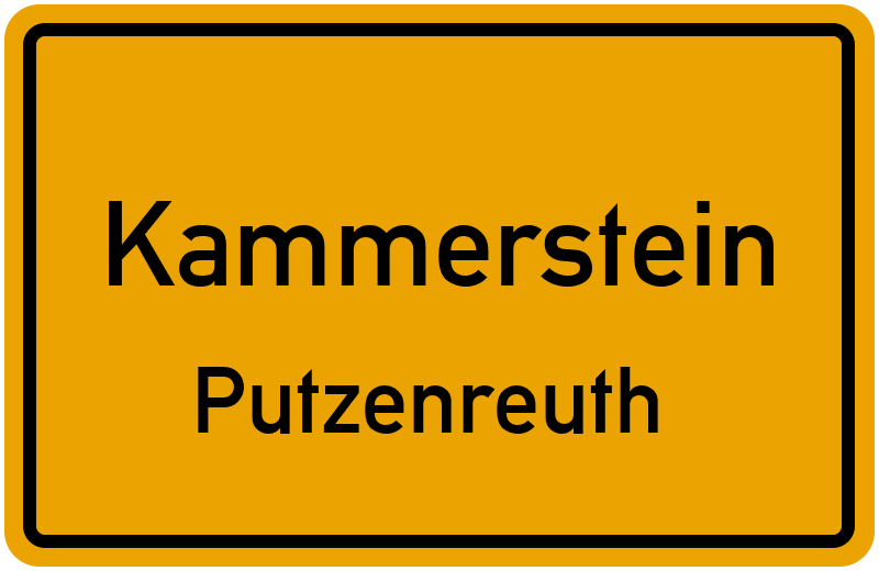 Ortsschild Kammerstein