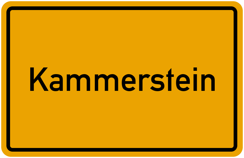 Ortsschild Kammerstein