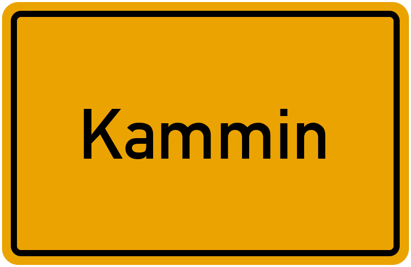 Ortsschild Kammin