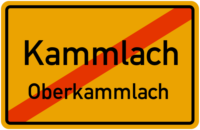 Ortsschild Kammlach
