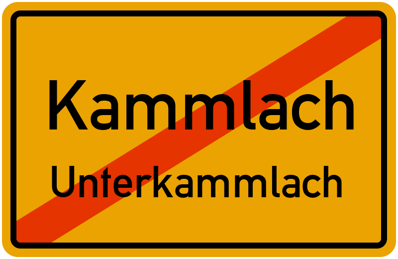 Ortsschild Kammlach
