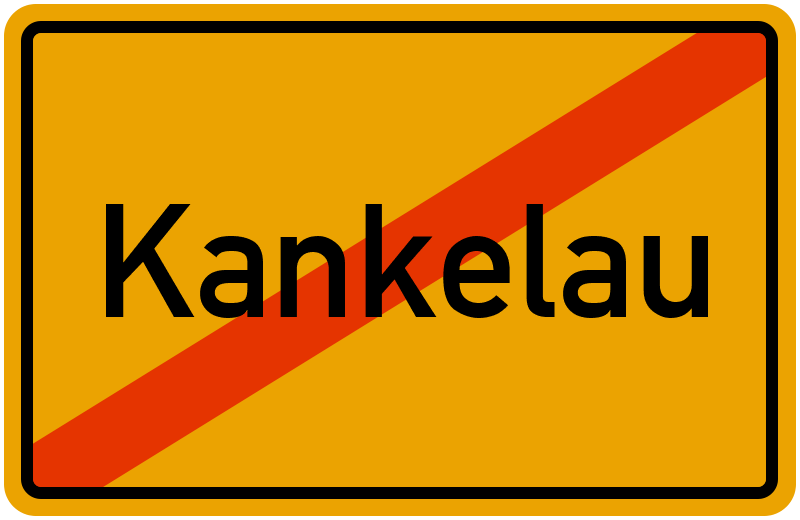 Ortsschild Kankelau