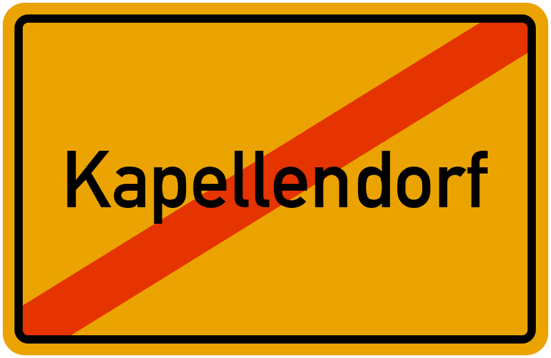 Ortsschild Kapellendorf