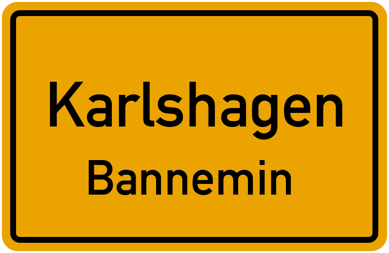 Ortsschild Karlshagen