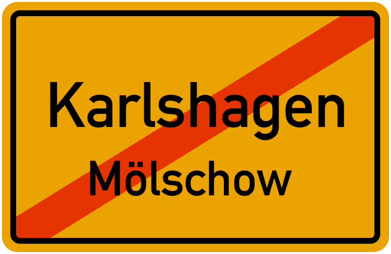 Ortsschild Karlshagen