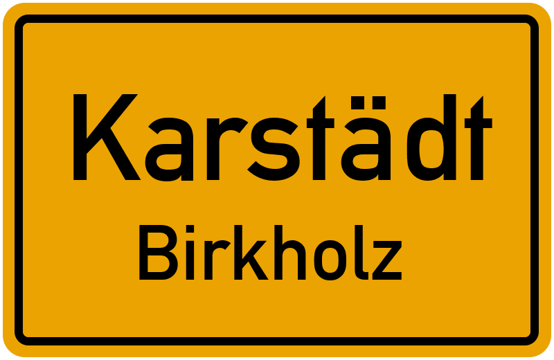 Ortsschild Karstädt
