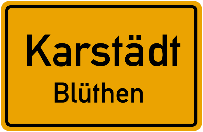 Ortsschild Karstädt