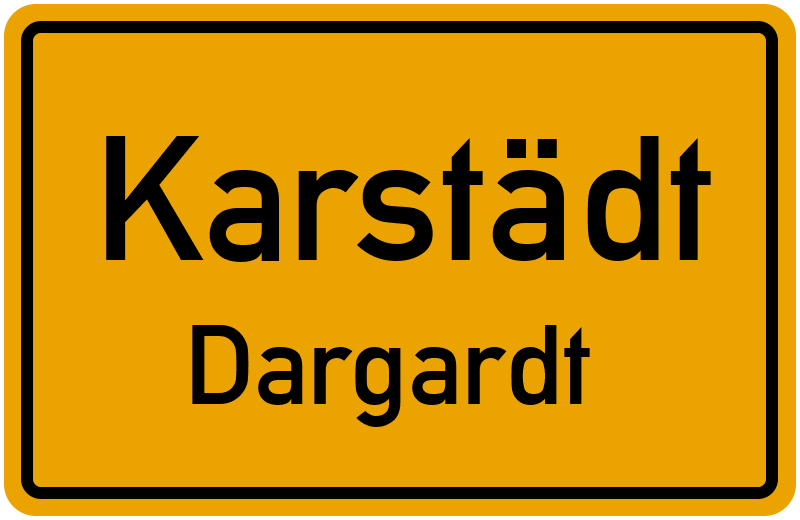 Ortsschild Karstädt