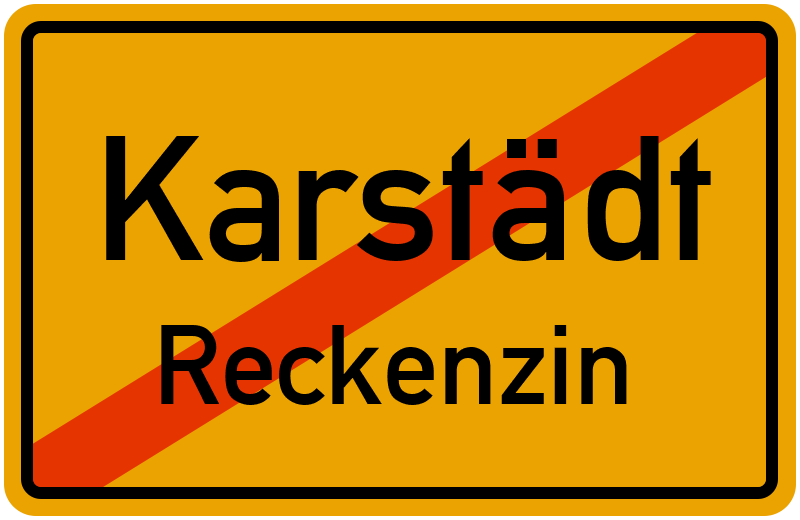 Ortsschild Karstädt