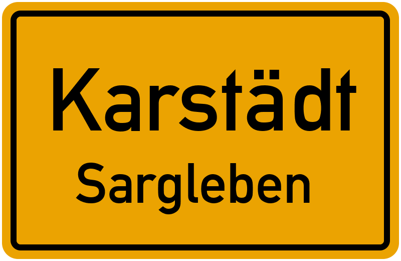 Ortsschild Karstädt