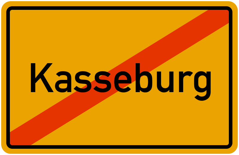 Ortsschild Kasseburg