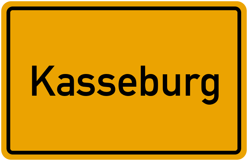Ortsschild Kasseburg