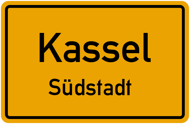 Ortsschild Kassel