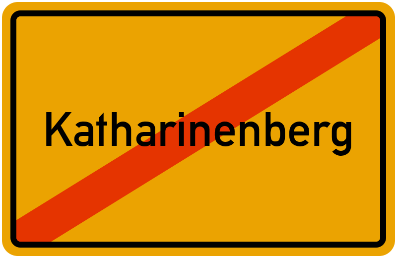 Ortsschild Katharinenberg