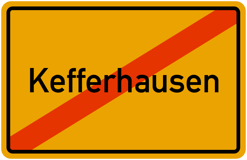Ortsschild Kefferhausen