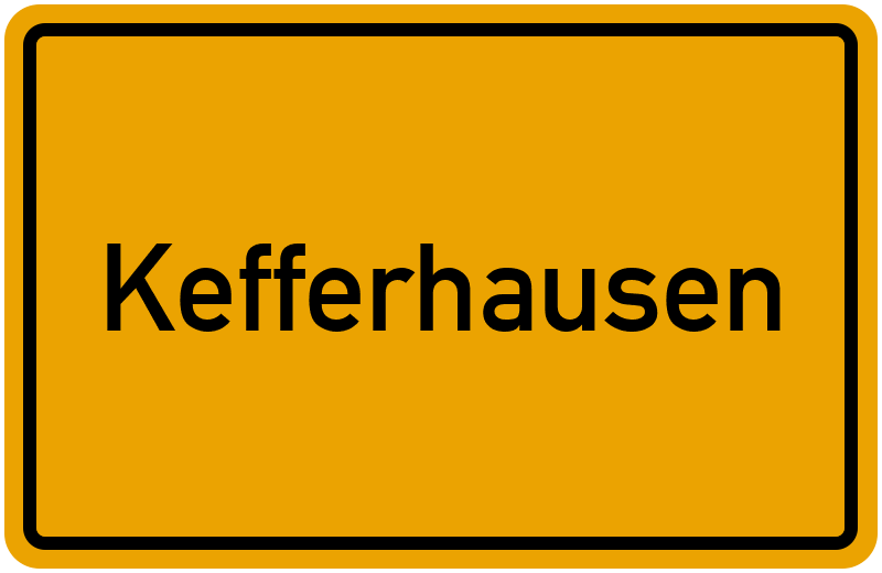 Ortsschild Kefferhausen