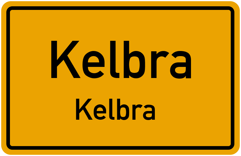 Ortsschild Kelbra